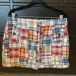 Cute J. Crew madras mini